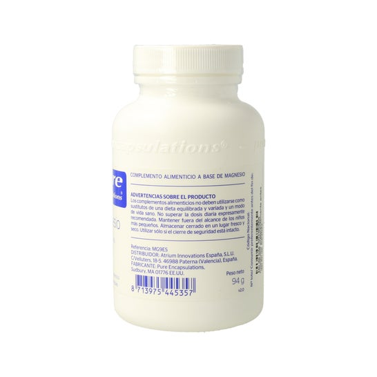 Pure Encapsulations Magnésium Bisglycinate 90 gélules végétales