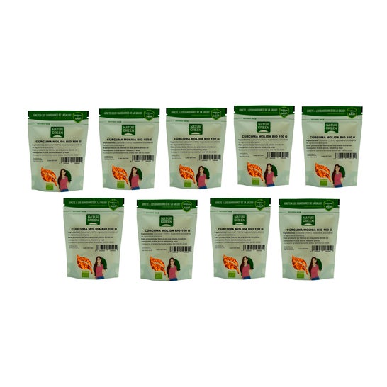 NaturGreen Pack Curcuma Bio 9x100g