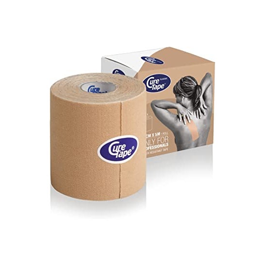 Cure Tape Bandage Neuromusculaire Naturel 7,5cmx5m