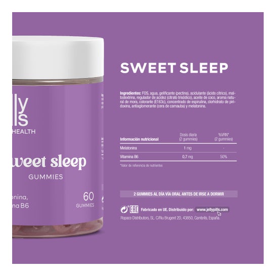 Jelly Pills Sweet Sleep 60 Gummies
