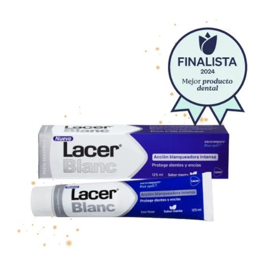 Lacer® Blanc Plus Dentifrice blanchissant goût menthe 125 ml Lacer® Blanc Plus Dentifrice blanchissant goût menthe 125 ml