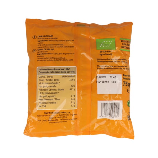 Natursoy Chips De Maíz Bio 75g *