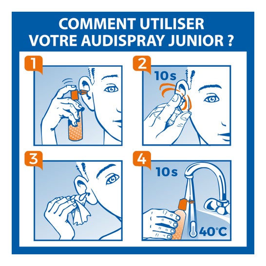 Audispray Junior Hygiène De L'Oreille 25ml