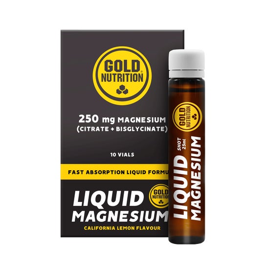 Gold Nutrition Magnésium 25 ml 10 Flacons