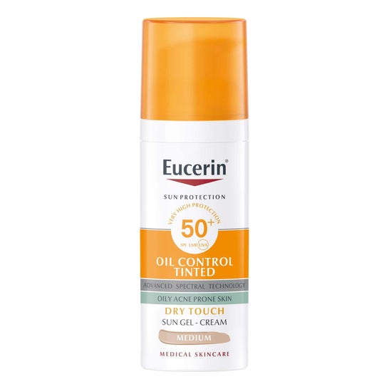 Eucerin Sun Oil Control Teintée Dry Touch Medium SPF50+ 50ml