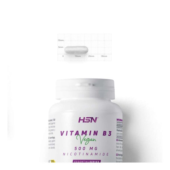 HSN Vitamina B3 Nicotinamida 500mg 120vcaps