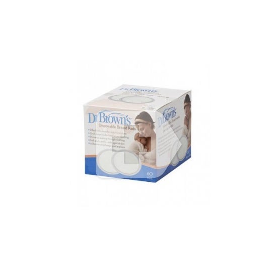 Dr Browns discos absorbantes lactancia 60uds