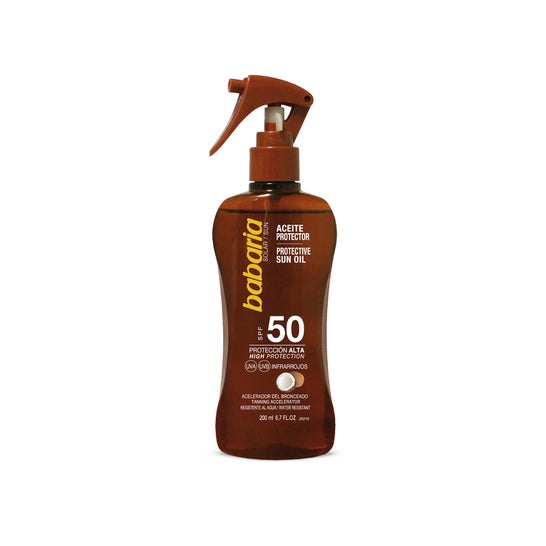 Babaria Coco Aceite Spf50 Proteccion Muy Alta 200ml