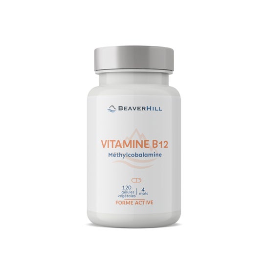 Beaverhill Vitamine B12 1000µg 120 Gélules Végétales