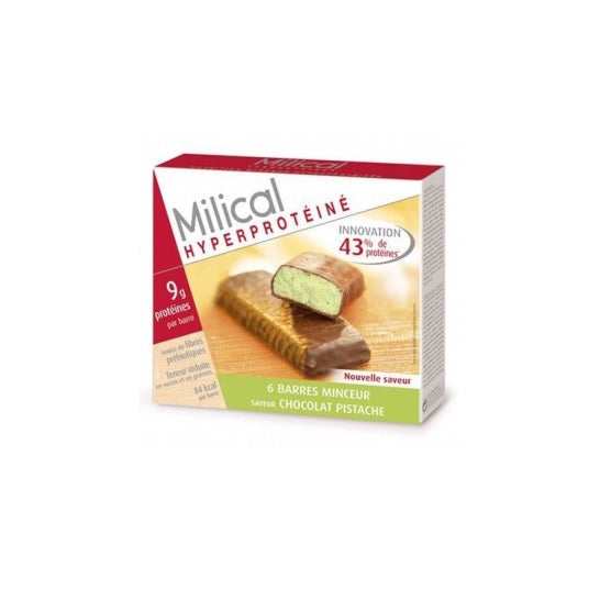 Milical Barre Hyperproteinée Chocolat Pistache