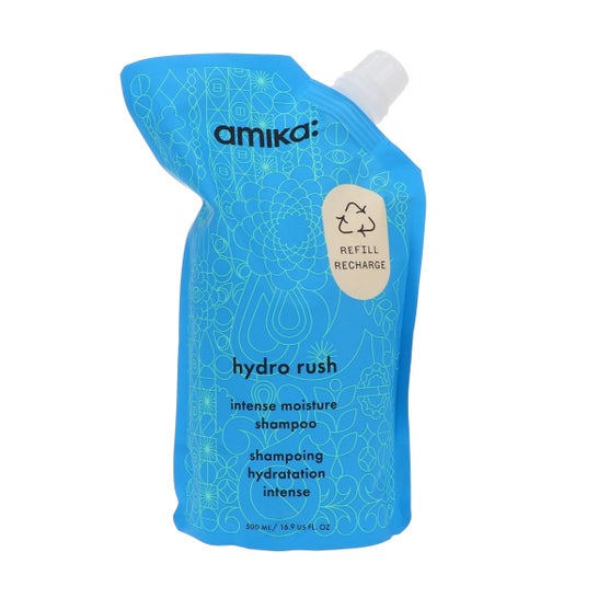 Amika Hydro Rush Shampooing Hydratation Intense Refill 500 ml