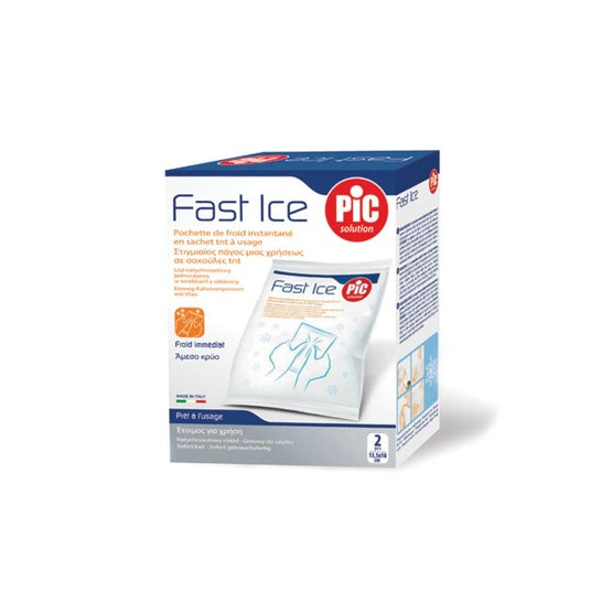 Pic Solution Fast Ice Pochette Sachet Froid Instantané 1 Paire