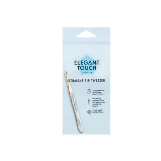 Elegant Touch Pince à Épiler à Bout Droit 1 Unité