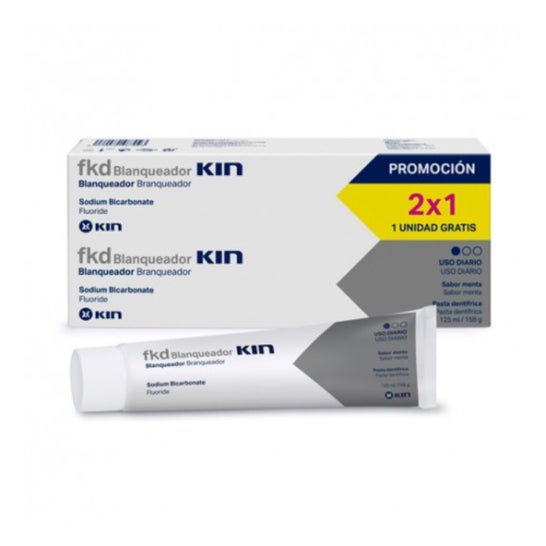 Fluor Kin infantil pasta dentifrica dosificadora 100ml + pasta dentifrica 50ml