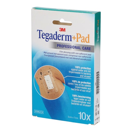 Tegaderm + Pad Pans St5X 7 Pqt 10