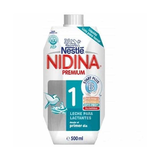 Nestlé Nidina Premium 1 Lait pour Nourrissons 500ml