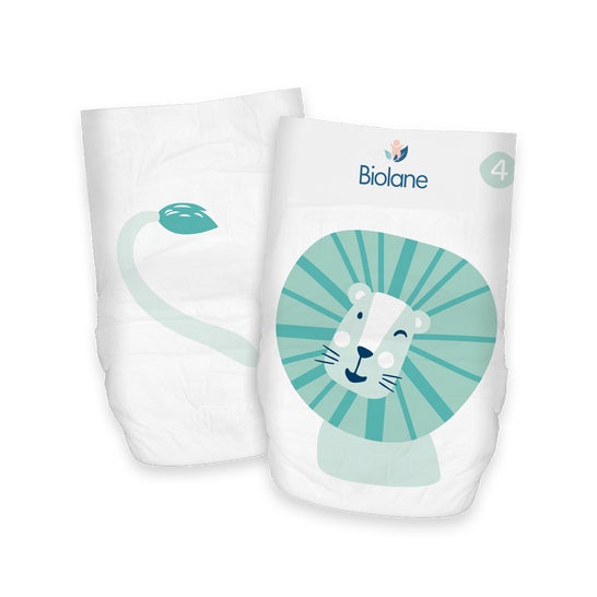Biolane Couches Naturelles Bébé Taille 4 7-18kg 44 Untiés