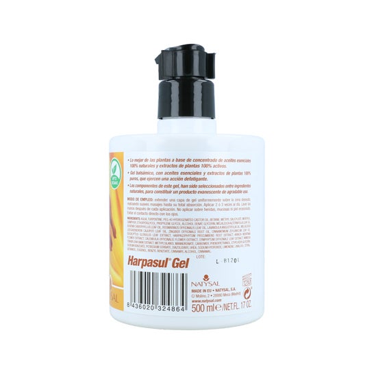 Natysal Harpasul® Gel avec orgue de Barbarie 500 ml