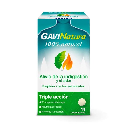 GaviNatura Alivio Indigestión y Ardor Triple Acción 14comps GaviNatura Alivio Indigestión y Ardor Triple Acción 14comps