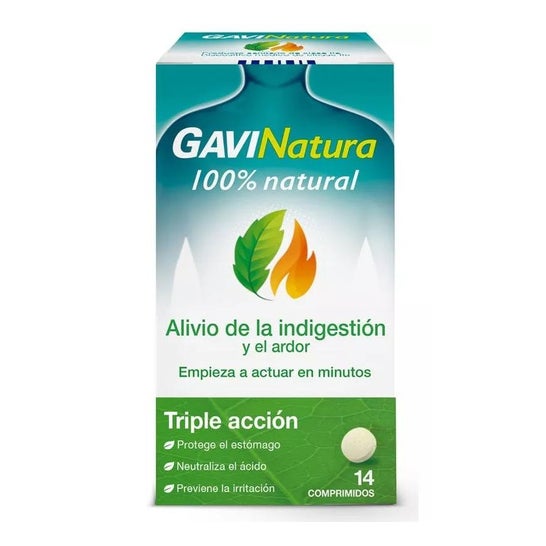 GaviNatura Alivio Indigestión y Ardor Triple Acción 14comps GaviNatura Alivio Indigestión y Ardor Triple Acción 14comps