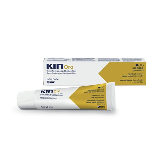 Kin Gold Cream Dental Prothèses Dentaires Fixation Crème 40ml