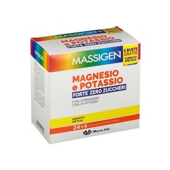 Marco Viti Massigen Magnésium et Potassium Forte 24x6g