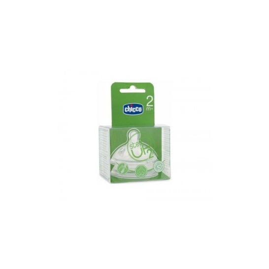Chicco™ Mamelon Step up 2 mamelon en silicone mamelon large bouche réglable débit 2 Unités