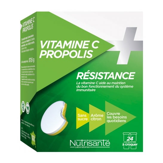 Nutrisanté Vitamine C + Propolis 2 x 12 Comprimés