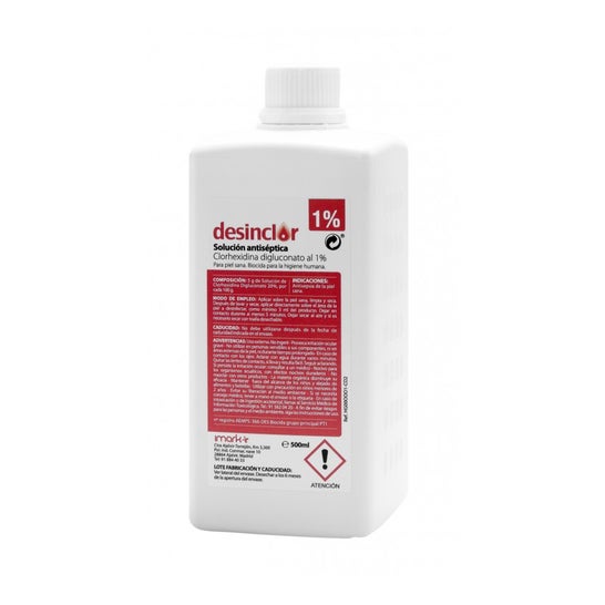 Desinclor Clorhexidina Solution Antiseptique 1% 500ml