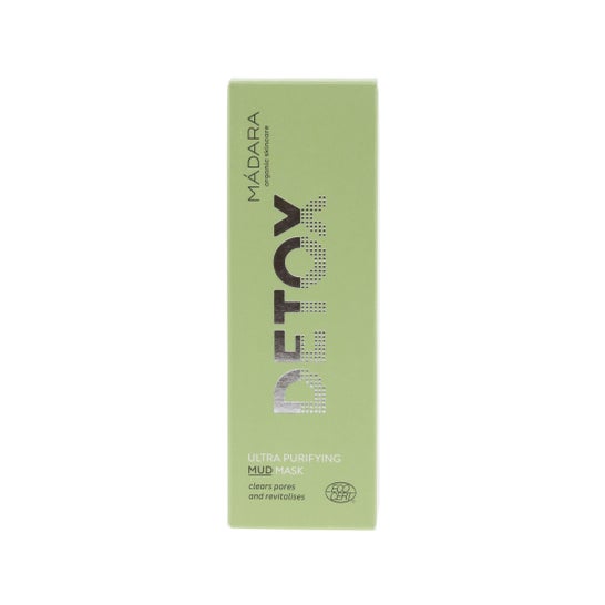Mádara masque reminéralisant détoxifiant avec boue 60g