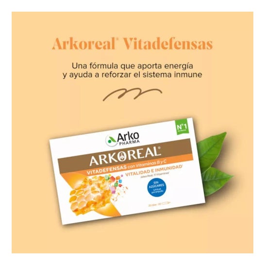 Arkoreal Gelée Royale Forte Plus 20 Ampoules Arkoreal Gelée Royale Forte Plus 20 Ampoules