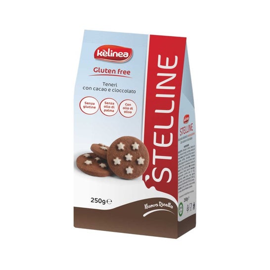 Kelinea Biscuits Étoiles Cacao Chocolat Sans Gluten 250g
