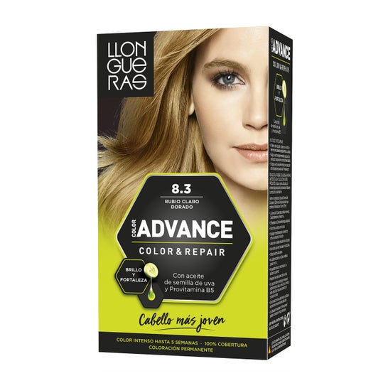 Llongueras Color Advance Teinture pour cheveux N8.3 Blond doré clair1ud