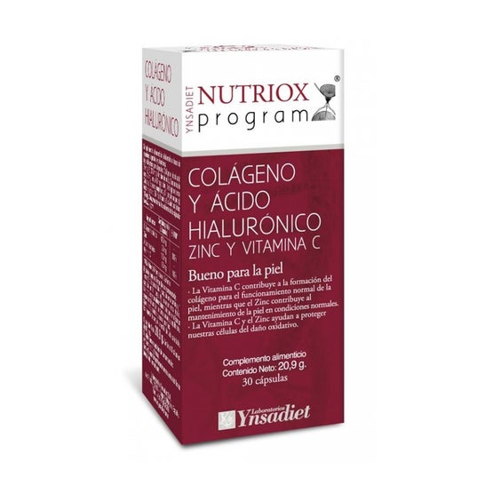 Ynsadiet collagène + acide hyaluronique Nutriox 30caps