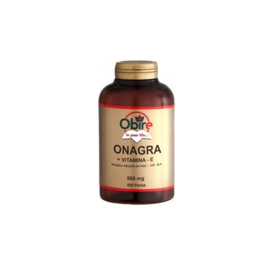 Obire Aceite De Onagra + Vit E 500mg 450 Perlas *