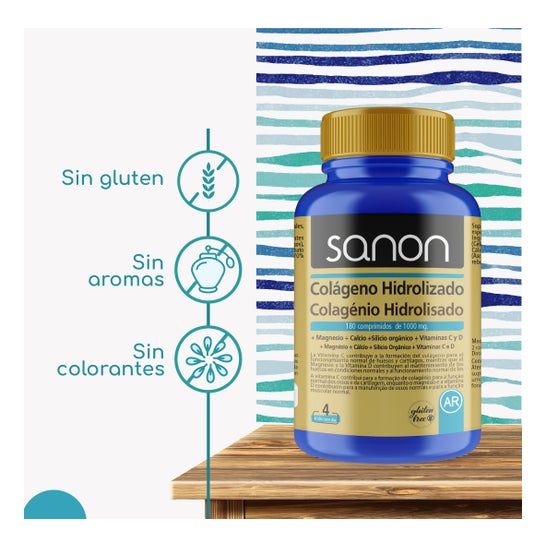 Sanon collagène hydrolysé 180caps