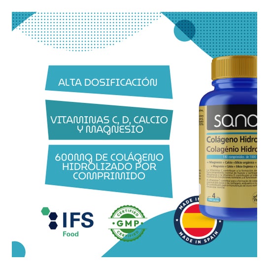 Sanon collagène hydrolysé 180caps