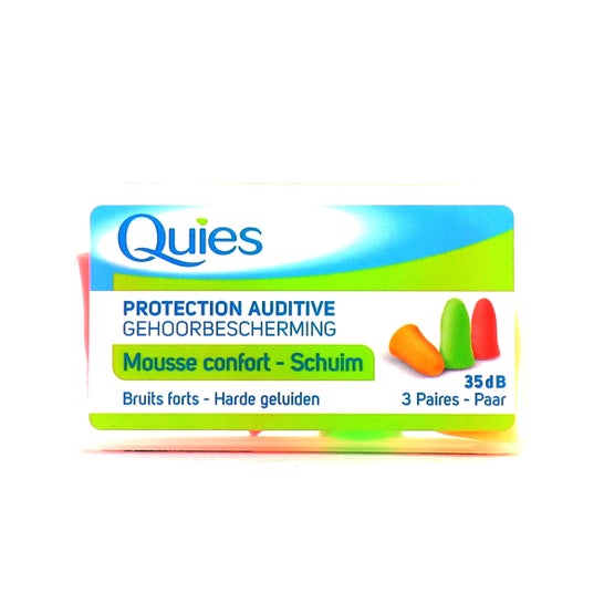 Quies - Protection auditive mousse disco 2 paires - Supermarchés Match