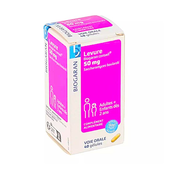 Biogaran Levure 50mg 40comp