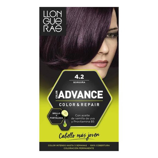Teinture pour cheveux Llongueras Color Advance N4.2 Burgundy1ud