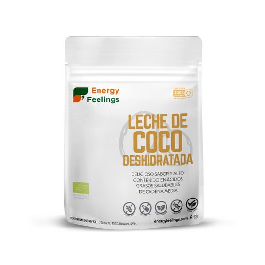 Energy Feelings Lait de Coco Déshydraté en Poudre Bio 200g