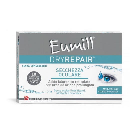 Eumill Dryrepair Gouttes Ophtalmologiques 10x0.5ml