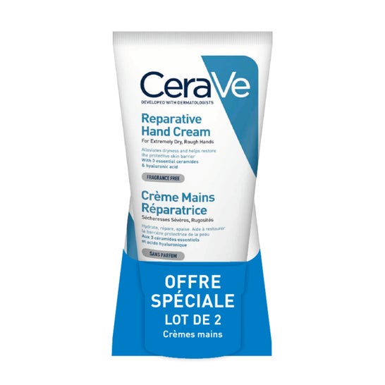Cerave ® Crème de Mains Réparatrice 2x50 ml