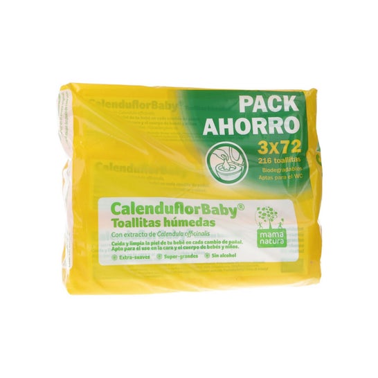 Calenduflorbaby Lingettes au Calendula 3x72uds