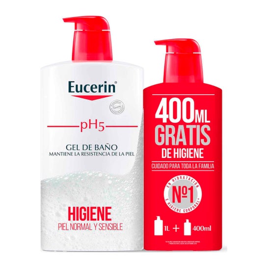 Eucerin® Family Pack Gel de Bain 1l + 400ml