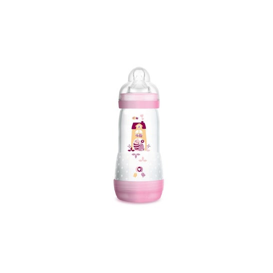 Mam Biberon Easy Start 320ml Rose 1ut