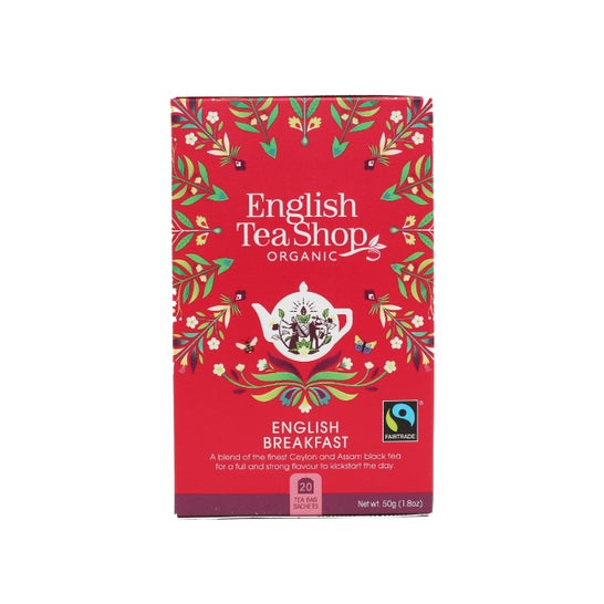 English Tea Shop Te English Breakfast Bio 20 Enveloppes