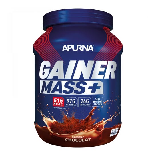 Apurna Gainer Mass+ Chocolat 1100g