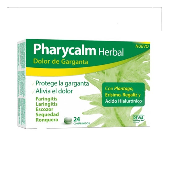 Pharycalm Herbal Plantaga Erysimum Licorice 24 comprimés