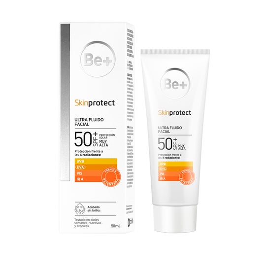Protection de la peau Be+ Fluide facial Spf 50+ 50+ 50Ml